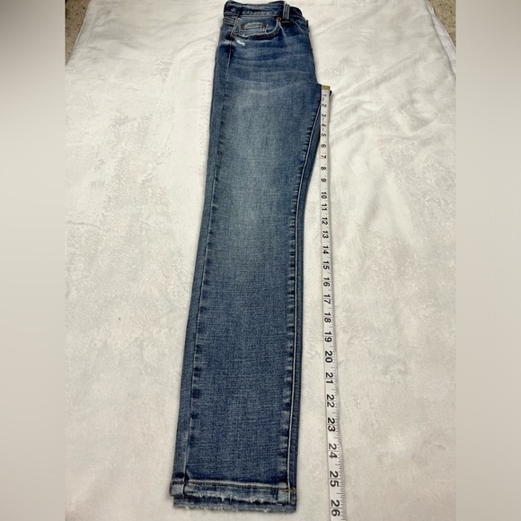 NWT Pistola Audrey Figueroa Crop Mid Rise Skinny Stretch Denim Jeans Size 26 - Picture 12 of 12